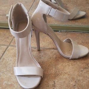 Wrap around ankle heels